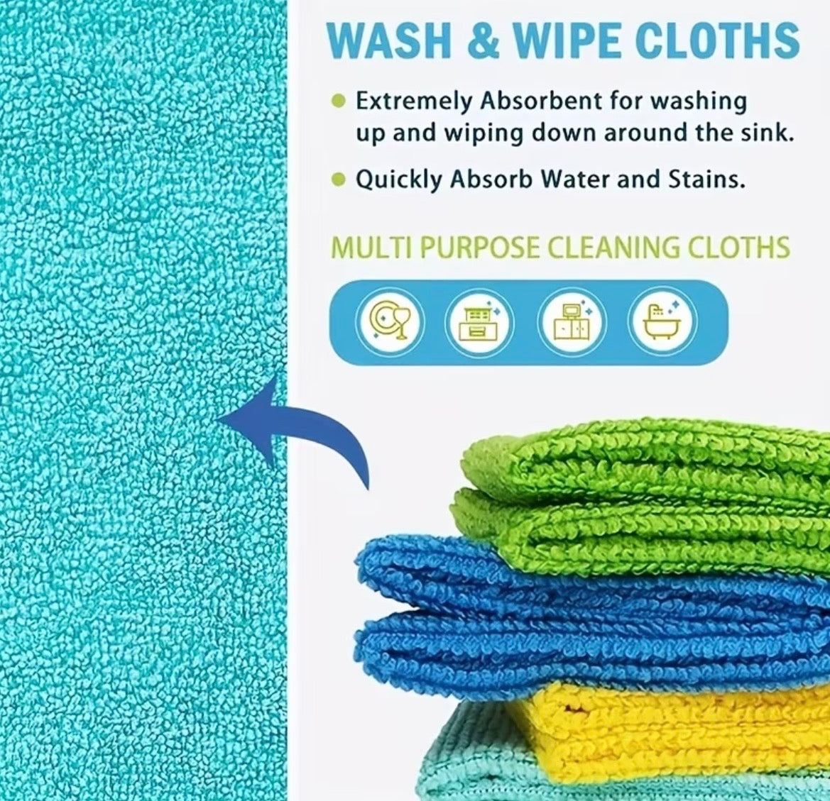 10 Microfiber towels