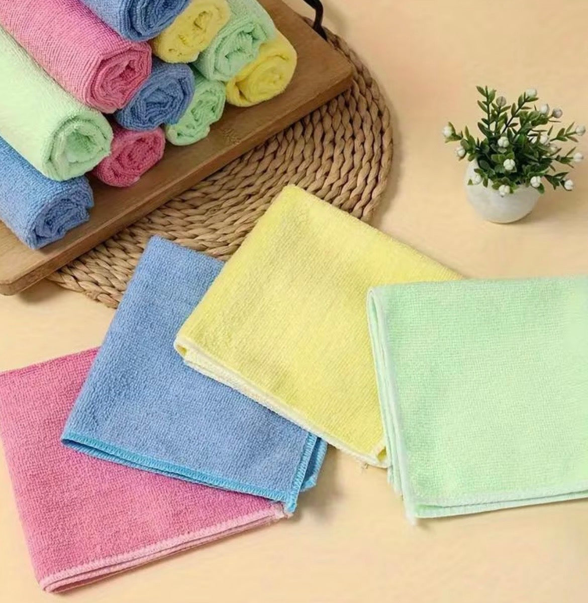 10 Microfiber towels